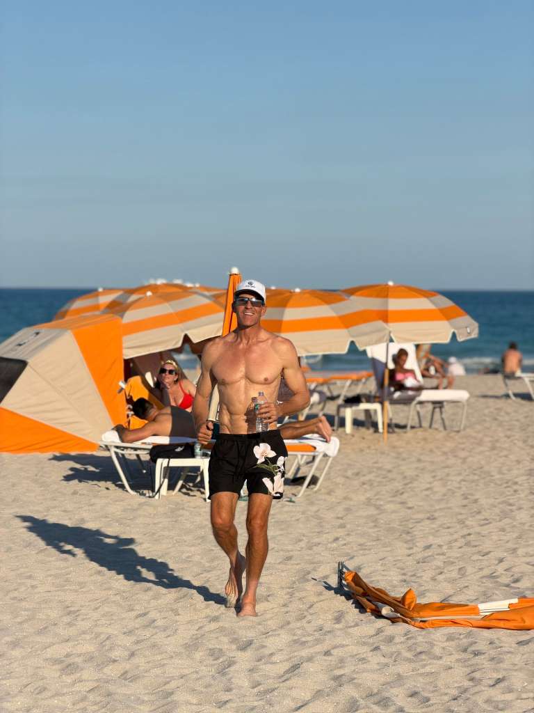 Black Floral  swim trunk
